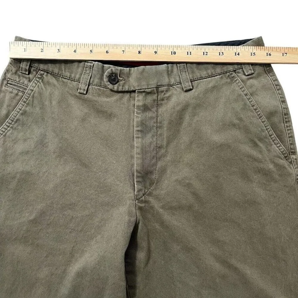 Hiltl ZE500 Ultimate Trouser Men's 38 Olive Khaki‎ Soft Cotton Stretch